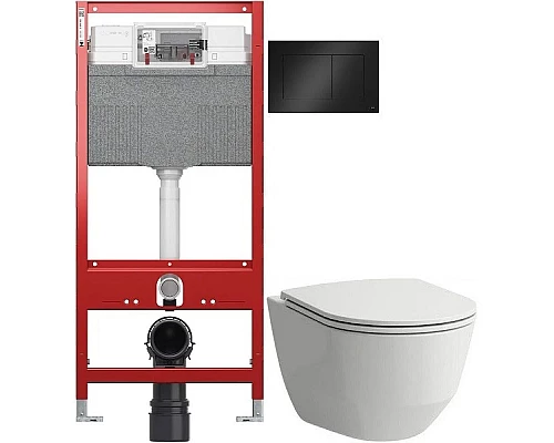 Приобрести Комплект подвесной унитаз Laufen Pro 8.2096.6.000.000.1 + 8.9896.6.000.000.1 + система инсталляции Tece 9300302 + 9240407 в магазине сантехники Santeh-Crystal.ru