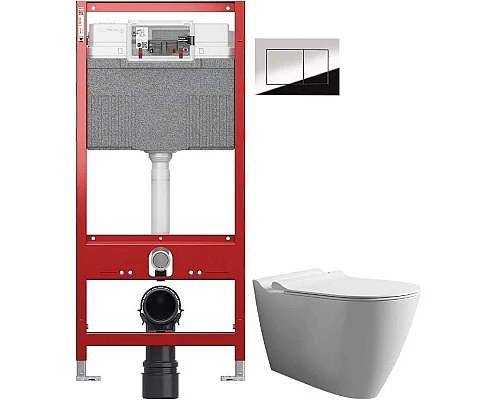 Заказать Комплект подвесной унитаз Bien Mineral MNKA052N1VP0W3000 + система инсталляции TECE 9300302 + 9240401 в магазине сантехники Santeh-Crystal.ru