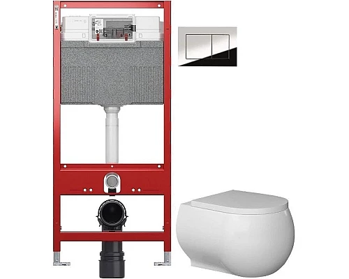 Приобрести Комплект подвесной унитаз Bien Flash FLKA052N1VP0W3000 + система инсталляции TECE 9300302 + 9240401 в магазине сантехники Santeh-Crystal.ru