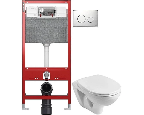 Купить Комплект подвесной унитаз Santek Бореаль 1.WH30.1.977 + система инсталляции TECE 9300302 + 9240921 в магазине сантехники Santeh-Crystal.ru