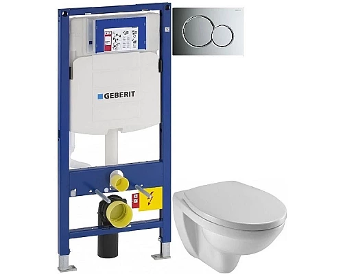 Приобрести Комплект подвесной унитаз Jacob Delafon Patio EDV102-00 + E70021-00 + система инсталляции Geberit 111.300.00.5 + 115.770.21.5 + 111.815.00.1 в магазине сантехники Santeh-Crystal.ru