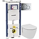 Заказать Комплект подвесной унитаз Ideal Standard Connect Space E804601 + E772401 + система инсталляции Geberit 111.362.00.5 + 115.770.21.5 в магазине сантехники Santeh-Crystal.ru