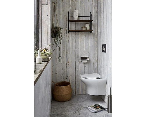 Приобрести Комплект подвесной унитаз Jacob Delafon Nouvelle Vague EDJ102-00 + E20069-00 + система инсталляции Geberit 458.124.21.1 в магазине сантехники Santeh-Crystal.ru