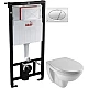 Купить Комплект подвесной унитаз Jacob Delafon Patio EDV102-00 + E70021-00 + система инсталляции AlcaPlast AM101/11203:1RUSSETM71 в магазине сантехники Santeh-Crystal.ru