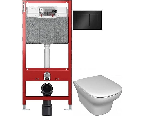 Купить Комплект подвесной унитаз Jacob Delafon Vox EDM102-00 + E20142-00 + система инсталляции Tece 9300302 + 92404070 в магазине сантехники Santeh-Crystal.ru