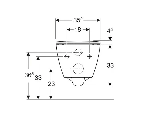 Приобрести Комплект подвесной унитаз Geberit Smyle Square 500.685.01.1 + система инсталляции Jacob Delafon E33131RU-NF + E20859-CP-MTC в магазине сантехники Santeh-Crystal.ru