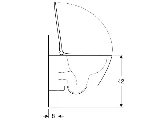 Приобрести Комплект подвесной унитаз Geberit Smyle Square 500.685.01.1 + система инсталляции Jacob Delafon E33131RU-NF + E20859-CP-MTC в магазине сантехники Santeh-Crystal.ru