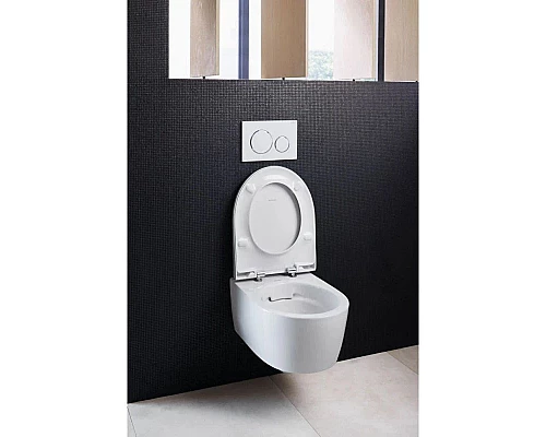 Приобрести Комплект подвесной унитаз Geberit iCon 500.784.01.1 + система инсталляции Grohe 38772001 в магазине сантехники Santeh-Crystal.ru