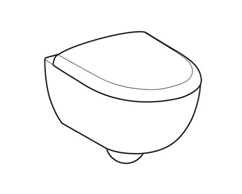 Приобрести Комплект подвесной унитаз Geberit Renova Compact 500.803.00.1 + система инсталляции Villeroy & Boch 92246100 + 92249061 в магазине сантехники Santeh-Crystal.ru