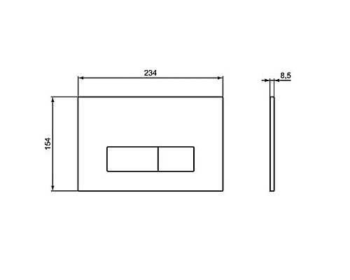 Купить Комплект подвесной унитаз T365701 + система инсталляции  R020467 + R0121AA Ideal Standard Prosys Esedra T365701PER0121AA в магазине сантехники Santeh-Crystal.ru