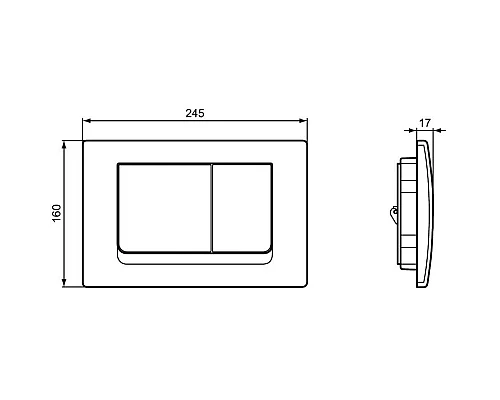 Приобрести Комплект подвесной унитаз E005401 + E036601 + система инсталляции  R020467 + R0108AA Ideal Standard Prosys Connect Air E212801R0108AA в магазине сантехники Santeh-Crystal.ru