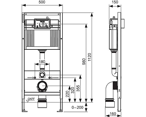 Купить Комплект подвесной унитаз + система инсталляции Tece TECEbase K440403.WC1 в магазине сантехники Santeh-Crystal.ru