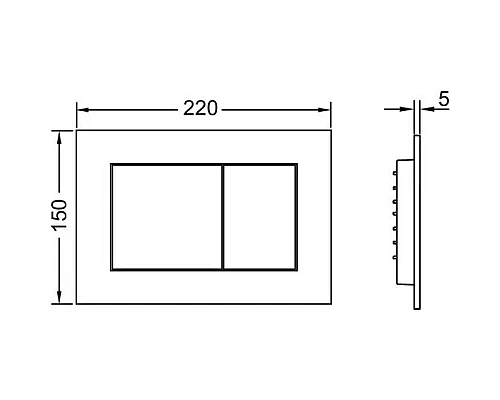 Приобрести Комплект подвесной унитаз + система инсталляции Tece TECEbase K440407.WC1 в магазине сантехники Santeh-Crystal.ru