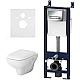 Заказать Комплект подвесной унитаз + система инсталляции Am.Pm Like IS30251.801700 в магазине сантехники Santeh-Crystal.ru