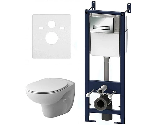 Заказать Комплект подвесной унитаз + система инсталляции Am.Pm Sense IS30251.741700 в магазине сантехники Santeh-Crystal.ru