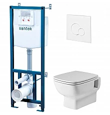 Комплект подвесной унитаз + система инсталляции Santek Нео 1.WH50.1.758
