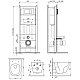 Заказать Комплект подвесной унитаз + система инсталляции Damixa Apollo DX22.IS10101.1700 в магазине сантехники Santeh-Crystal.ru