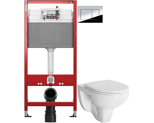 Заказать Комплект подвесной унитаз Damixa Jupiter DX77C1738SC + система инсталляции Tece 9400412 в магазине сантехники Santeh-Crystal.ru