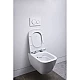 Купить Комплект подвесной унитаз Geberit Smyle Square 500.683.01.1 + система инсталляции Tece 9400412 в магазине сантехники Santeh-Crystal.ru
