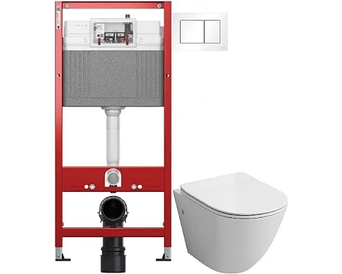 Заказать Комплект подвесной унитаз Grossman GR-4411S + система инсталляции Tece 9400413 в магазине сантехники Santeh-Crystal.ru
