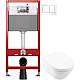 Купить Комплект подвесной унитаз Villeroy & Boch Architectura 4694HR01 + система инсталляции Tece 9400413 в магазине сантехники Santeh-Crystal.ru