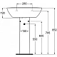 Купить Пьедестал для раковины Ideal Standard Oceane W306201 в магазине сантехники Santeh-Crystal.ru