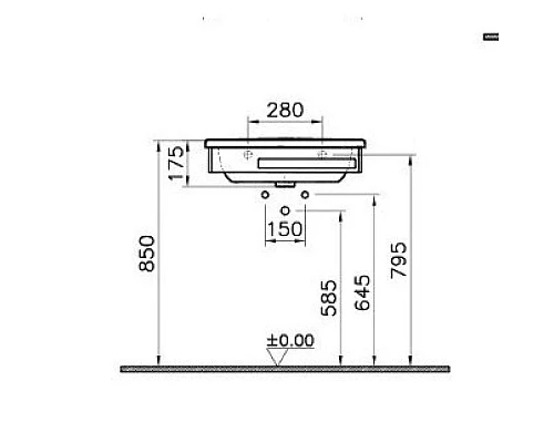 Купить Полупьедестал Vitra D-Light 4358B003-0156 в магазине сантехники Santeh-Crystal.ru