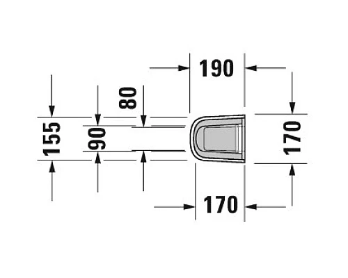 Приобрести Пьедестал Duravit D-Code 08632700002 в магазине сантехники Santeh-Crystal.ru