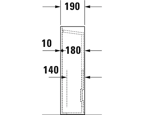 Приобрести Пьедестал Duravit D-Code 08632700002 в магазине сантехники Santeh-Crystal.ru