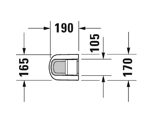 Купить Пьедестал Duravit DuraStyle 0858290000 в магазине сантехники Santeh-Crystal.ru