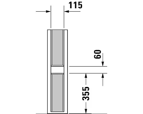 Заказать Пьедестал Duravit ME by Starck 0858390000 в магазине сантехники Santeh-Crystal.ru