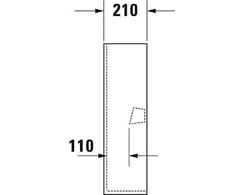 Заказать Пьедестал Duravit ME by Starck 0858390000 в магазине сантехники Santeh-Crystal.ru
