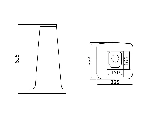 Заказать Пьедестал для раковины BelBagno Boheme BB115P в магазине сантехники Santeh-Crystal.ru