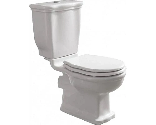 Купить Сидение белое с механизмом Soft Close петли хром BelBagno Boheme BB115SCM-CRM в магазине сантехники Santeh-Crystal.ru