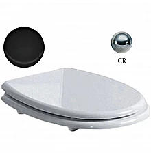 Сиденье с микролифтом для унитаза Simas Arcade AR006nero/cr