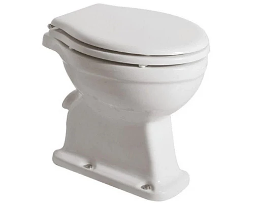 Заказать Сиденье для унитаза с микролифтом белый/бронза Globo Paestum PA139bi/br в магазине сантехники Santeh-Crystal.ru