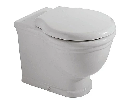 Купить Сиденье для унитаза с микролифтом белый/хром Globo Paestum PA029bi/cr в магазине сантехники Santeh-Crystal.ru