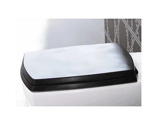 Купить Сиденье для унитаза с микролифтом черный/хром Artceram Jazz JZA0060371 в магазине сантехники Santeh-Crystal.ru