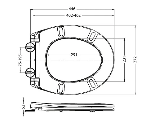Купить Сиденье для унитаза с микролифтом BelBagno Prospero BB2004SC в магазине сантехники Santeh-Crystal.ru