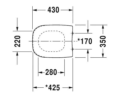 Заказать Сиденье для унитаза Duravit D-Code 0067310000 в магазине сантехники Santeh-Crystal.ru