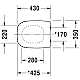 Заказать Сиденье для унитаза Duravit D-Code 0067310000 в магазине сантехники Santeh-Crystal.ru