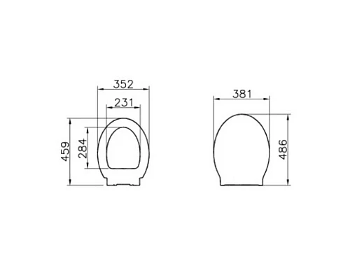 Заказать Сиденье для унитаза с микролифтом Vitra Sunrise 75-003-009 в магазине сантехники Santeh-Crystal.ru