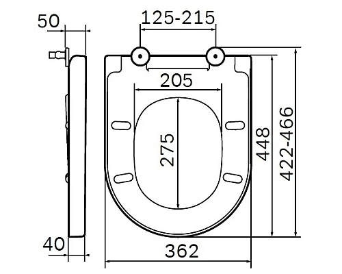 Заказать Сиденье для унитаза с микролифтом Am.Pm Spirit C707855WH в магазине сантехники Santeh-Crystal.ru