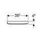 Приобрести Сиденье для унитаза,верхнее крепление Geberit iCon 574120000 в магазине сантехники Santeh-Crystal.ru