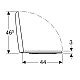 Купить Сиденье для унитаза с микролифтом,верхнее крепление Geberit Renova 573025000 в магазине сантехники Santeh-Crystal.ru