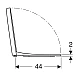 Купить Сиденье для унитаза,верхнее крепление Geberit Renova 573075000 в магазине сантехники Santeh-Crystal.ru