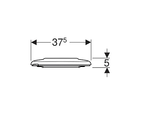 Приобрести Сиденье для унитаза,нижнее крепление Geberit Renova 572850000 в магазине сантехники Santeh-Crystal.ru