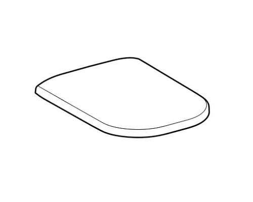 Приобрести Сиденье для унитаза с микролифтом,верхнее крепление Geberit Smyle 500.236.01.1 в магазине сантехники Santeh-Crystal.ru