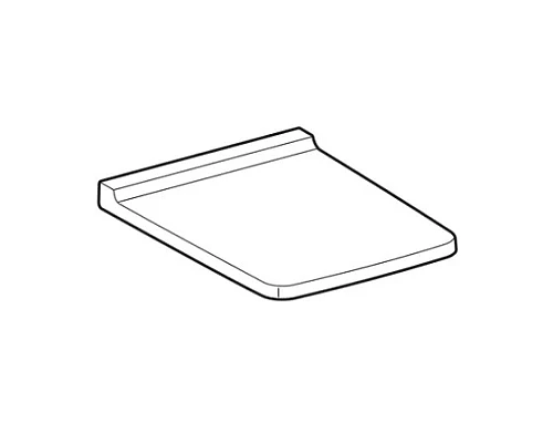 Купить Сиденье для унитаза с микролифтом, верхнее крепление Geberit Xeno² 500.537.01.1 в магазине сантехники Santeh-Crystal.ru