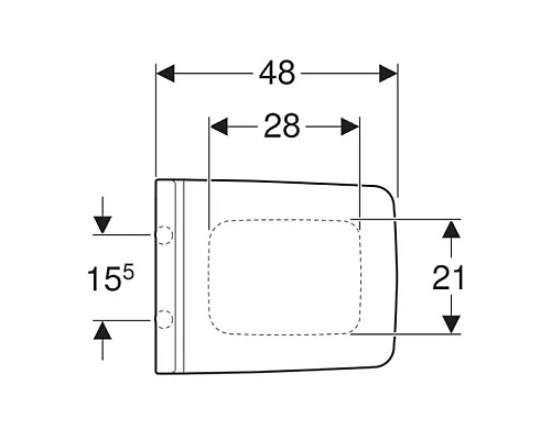 Купить Сиденье для унитаза с микролифтом, верхнее крепление Geberit Xeno² 500.537.01.1 в магазине сантехники Santeh-Crystal.ru